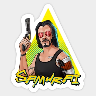 samurai shoot Sticker